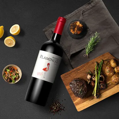 帕斯蒙火烈鸟（pasmon flamingo）【原瓶原装】智利进口红酒 火烈鸟 赤霞珠干红葡萄酒750ml 6支丨整箱装