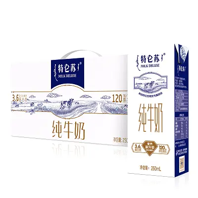蒙牛特仑苏纯牛奶苗条装 250mlx12盒