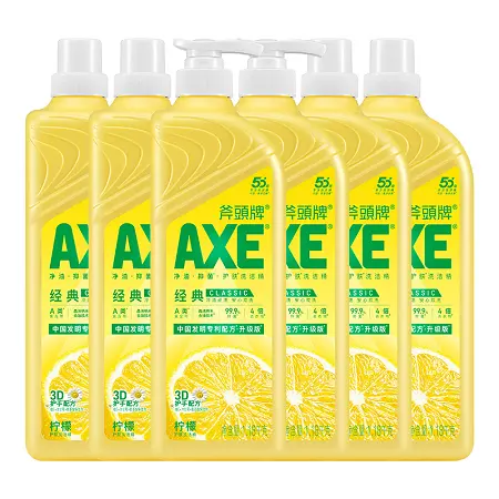斧头牌（AXE）柠檬护肤洗洁精1.18kg6瓶