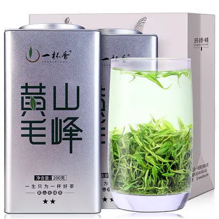 一杯香茶叶 绿茶安徽黄山毛峰400g 礼盒装
